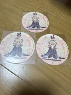 刀剣乱舞 アニメイトカフェ コースター 3枚セット 小竜景光