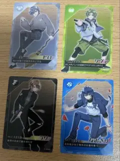 カラフルピーチ　チップス　カード 4枚セット　ヒロ　うり　シヴァ　なおきり