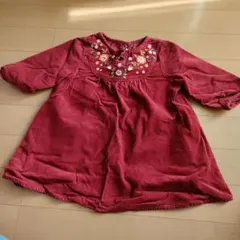 GYMBOREE 赤 コーデュロイ ワンピース 12-18ヶ月