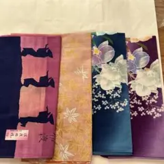 ハンカチ 4枚セット 多様なデザイン