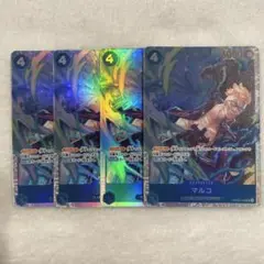 ワンピースカード　マルコsr４枚セット