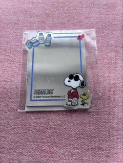 資生堂 PEANUTS オリジナルアクリルミラーステッカー
