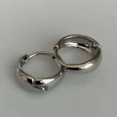 フープピアス シンプル シルバー