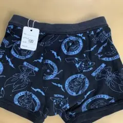 必ずプロフィールチェック　トランクス 120cm バット柄