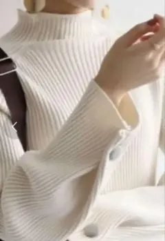 新品未使用　タグ付き　デザインニット