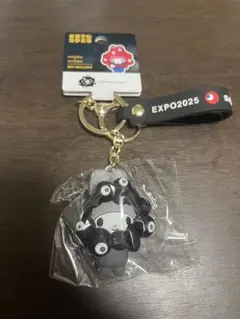 ※大阪関西万博 黒ミャクミャク マイメロ サンリオ 立体マスコットキーホルダー