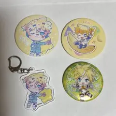 鏡音レン グッズセット アクリルスタンド 缶バッジ - メルカリ