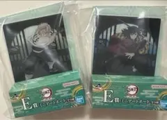 一番くじ 鬼滅の刃 E賞 ミニアートボード 冨岡義勇 不死川実弥 2点セット