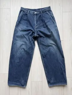 Selvage Denim Two Tuck Pants DARK FADEのサムネイル