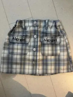 Algy girl チェック柄スカート 130