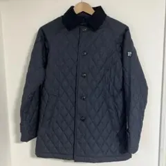 POLO キルト ハーフコート　中綿 ネイビー　サイズ L