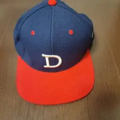 DELUXE ベースボールキャップ ネイビー×レッド