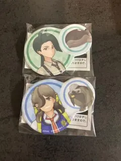 ポケモンマスターズ EX ポケモン＆トレーナー缶バッジ 2点セット