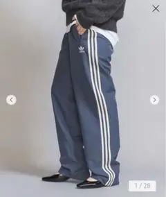 ✅adidas アディダス B&Y別注 サテン トラック ジャージパンツ 古着 ✓adidas アディダス B&Y別注 サテン トラック ジャージパンツ 古着