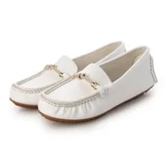 【新品未使用】LANVIN en Bleuビジューモチーフドライビングシューズのサムネイル