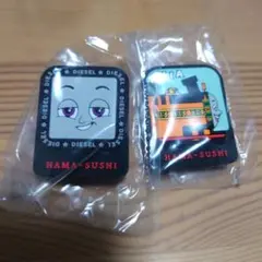 はま寿司　ガチャ　トーマスラバークリップ　ディーゼルとニア　2個セット
