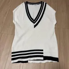 earth music & ecology ニットベスト Vネック