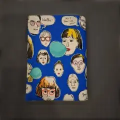 ブックカバー　文庫本サイズ　ハンドメイド