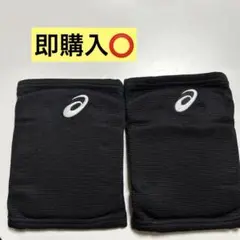 ASICS バレーボール用サポーター ブラック 2個セット　Mサイズ