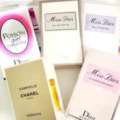 Dior&CHANEL 香水サンプルセット 5点