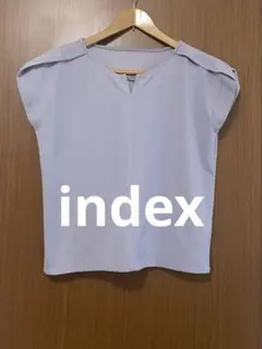 インデックス INDEX 肩デザイフレンチスリーブ ブラウスのサムネイル