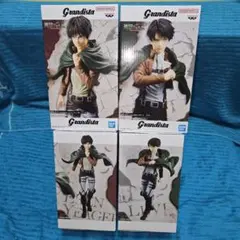 進撃の巨人〜Grandista リヴァイ ・エレンフィギュア 4体セット