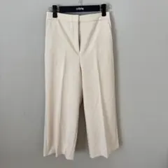 ZARA ライトベージュ　薄手　ワイド　スラックス　パンツ