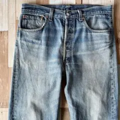 【鬼ヒゲ!!】90s Levi's 501 デニムパンツ USA製 W34L30のサムネイル
