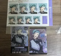 ツイステ　5周年　チケット風しおり　メタルクリアカード　証明写真館