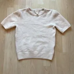 半袖白ニット H&M