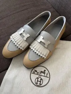 エルメス モカシン ロワイヤル 37 2/1 ローファー - メルカリ