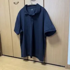 ユニクロ　ドライカノコポロシャツ（半袖）　黒　3XL
