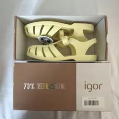 ち*こ様 Igor Clasica サンダル 28サイズ イエローのサムネイル