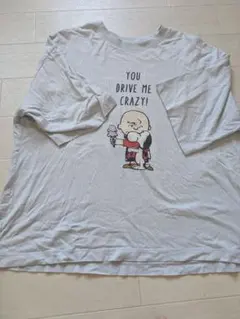 スヌーピー チャーリーブラウン Tシャツ 水色