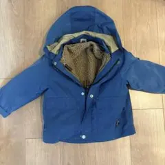 petit main キッズ 3WAYジャケット　ブルー　90cm