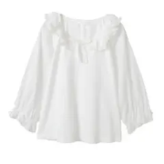 ピンクハウス 襟付きカットソー 白 試着のみ美品