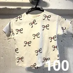 ZARA 3y/98cm 100 リボン　Tシャツのサムネイル