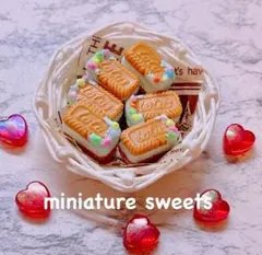 NEW ミントLotasビスケットサンドセット　フェイクスイーツ　フェイクフード