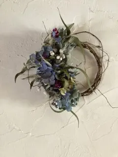 ドライフラワー 春待ちリース