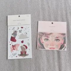 新品【Konges Sløjd】タトゥーシール　フェイスシール　まとめ売り