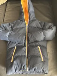 ビーミングバイビームスダウンコート 150 ネイビー/イエロー