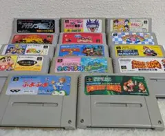 ジャンク品　スーパーファミコン ソフト １４本