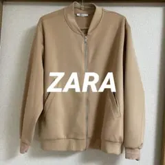 ZARA trafaluc ピンクベージュ ジャンパー　SからM 春　羽織り