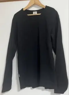 【AVIREX】USA メンズ　ブラック Vネック 長袖カットソー　Mサイズ