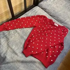 ★専用★H&M 赤 ドット柄 ニットセーター