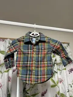 ベイビーギャップキッズ チェック柄 長袖シャツ