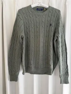 POLO RalphLauren ケーブルニット長袖 トップス メンズxs