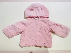 ピンク フード付き アウター