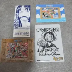 ナツコミ2019 ONE PIECE ミニ下敷き ルフィ ステッカー付 - メルカリ
