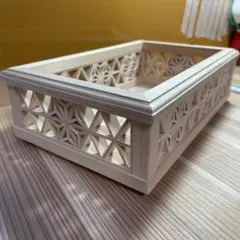 組子細工 折敷(6角形 大) 麻の葉紋様 - メルカリ